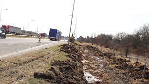 Giraitėje įrenginėjama nuo triuk&scaron;mo apsauganti sienelė