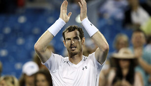 Bernardą Tomičių nugalėjęs Andy Murray &ndash; Sinsinačio &bdquo;Masters&ldquo; turnyro pusfinalyje