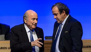 Seppas Blatteris ir Michelis Platini