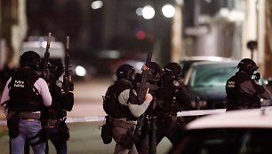 Belgijos policija tiria ginkluotą incidentą netoli ES būstinės
