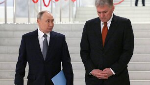 V. Putinas ir D. Peskovas / IMAGO/Gavriil Grigorov / IMAGO/SNA
