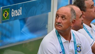 Brazilijos futbolo rinktinės treneris Luizas Felipe Scolari