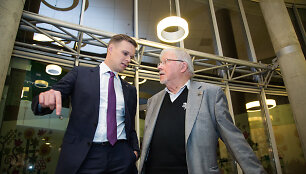 Vytautas Landsbergis ir Gabrielius Landsbergis