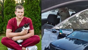 Paulius Morkūnas, jo užfiksuotas incidentas kelyje