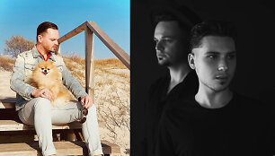 Ruslanas Kirilkinas su &scaron;irdies draugu Domantu 