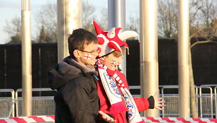 Lietuvos ir Anglijos futbolo sirgaliai Londone ir &bdquo;Wembley&ldquo; stadione