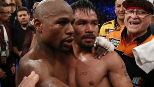 Floydas Mayweatheris prie&scaron; Manny Pacquiao