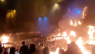 Protestai Irane / SOCIAL MEDIA / via REUTERS
