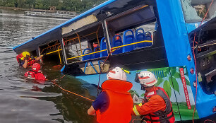 Kinijoje nepatenkintas vairuotojas kaltinamas dėl autobuso tragedijos