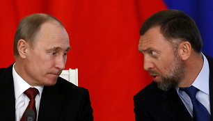 Vladimiras Putinas ir Olegas Deripaska