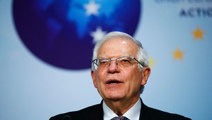 J.Borrellis: ES ruošia naują sankcijų Rusijai paketą
