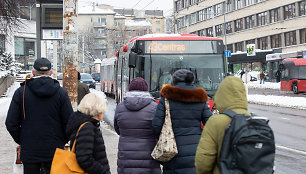 Vilniaus viešasis transportas streiko metu