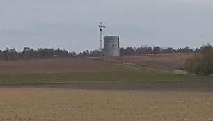 Lietuvos kariuomenės radaro statyba Degučių kaime