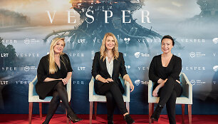 Mokslinės fantastikos filmo &bdquo;Vesper&ldquo; spaudos konferencijoje