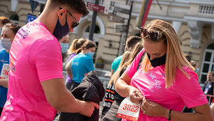 „Aplenkime vėžį“ komanda Vilniaus maratone 2020