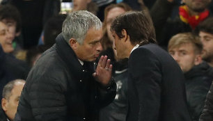 Jose Mourinho ir Antonio Conte