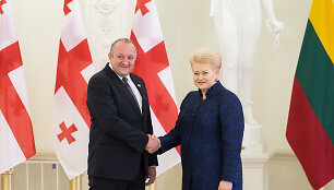 Georgijus Margvela&scaron;vilis ir Dalia Grybauskaitė