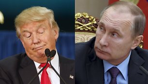 Donaldas Trumpas ir Vladimiras Putinas