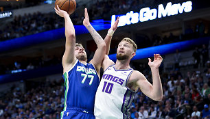 Domantas Sabonis ir Luka Dončičius