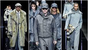 "Emporio Armani" kolekcijos modeliai