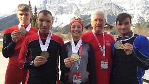 Aurimas Jasiulionis, Jonas Urbonovičius, Au&scaron;ra Burbulytė, Zenonas Misiūnas ir Erikas Garbulis