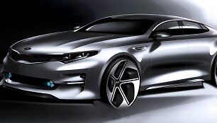 Naujojo &bdquo;KIA Optima&ldquo; eskizas