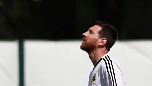Lionelis Messi ruošiasi žūtbūtinei kovai