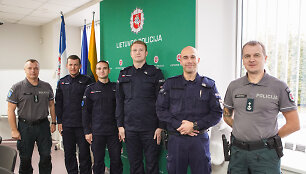 Pareigūnai buvo apdovanoti už savo gerą darbą