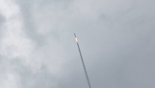 Raketa, paleista i&scaron; Gazos ruožo