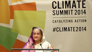 Banglade&scaron;o ministrė pirmininkė Sheikh Hasina