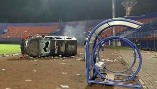 Tragedija futbolo rungtynėse Indonezijoje