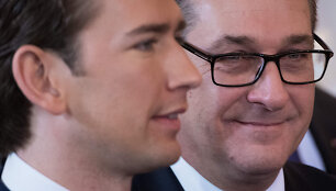 Sebastianas Kurzas ir Heinzas-Christianas Strache