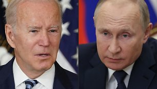 Joe Bidenas ir Vladimiras Putinas