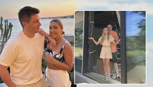 Liepa Norkevičienė su vyru Evaldu