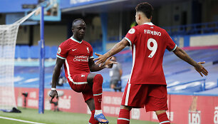 Sadio Mane ir Roberto Firmino