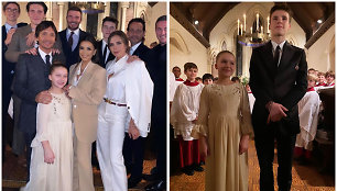 Victoria ir Davidas Beckhamai pakrikštijo savo jauniausias atžalas: į ceremoniją rinkosi žinomi draugai