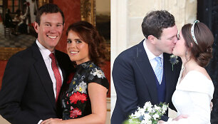 Princesė Eugenie ir Jackas Brooksbankas