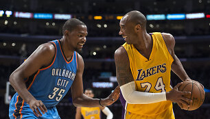 Kevinas Durantas ir Kobe Bryantas
