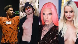 Austinas McBroomas, Loganas Paulas, Jeffree Star, Tana Mongeau