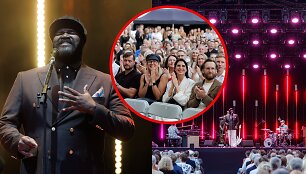 &bdquo;Grammy&ldquo; laureatas Gregory Porteris su grupe surengė koncertą Vilniuje