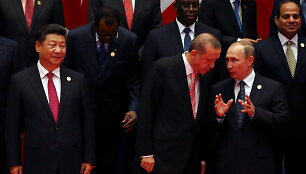 Xi Jinpingas, Recepas Tayyipas Erdoganas ir Vladimiras Putinas 2016 m.
