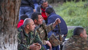 Atsinaujinęs konfliktas tarp Armėnijos ir Azerbaidžano Kalnų Karabache