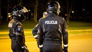 Kelių policijos naktinis reidas