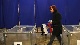 Maskvos kontroliuojamame Kryme &ndash; neteisėtas referendumas.