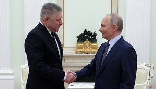 Robertas Fico ir Vladimiras Putinas