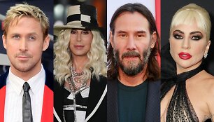 Ryanas Goslingas, Cher, Keanu Reevesas, Lady Gaga