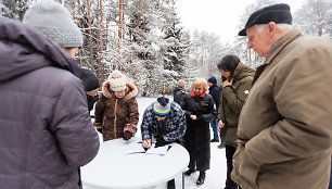 Gyventojų protesto akcija