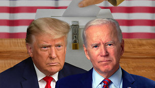 JAV prezidento rinkimai: Donaldas Trumpas ir Joe Bidenas