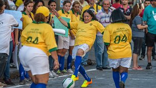 Prostitučių futbolo rungtynės Brazilijoje