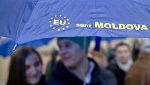 Moldovos narystės ES rėmėjai Ki&scaron;iniove